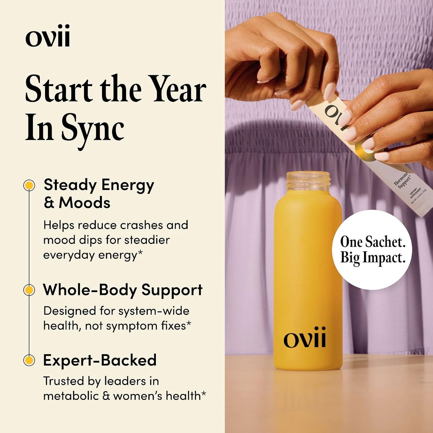 Ovii Metabolic Support for Women – Reducose® White Mulberry with Myo-Inositol & D-Chiro Inositol 40:1 Blend – Daily Wellbeing, Metabolic Balance & Appetite Support Food Supplement – 30 Servings - görsel 2
