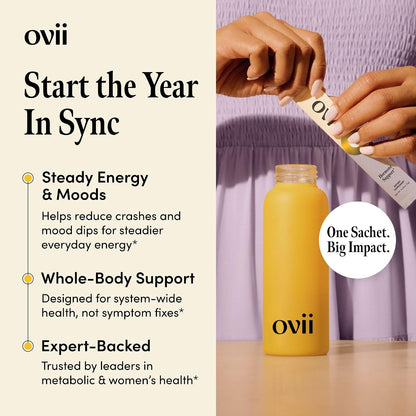 Ovii Metabolic Support for Women – Reducose® White Mulberry with Myo-Inositol & D-Chiro Inositol 40:1 Blend – Daily Wellbeing, Metabolic Balance & Appetite Support Food Supplement – 30 Servings
