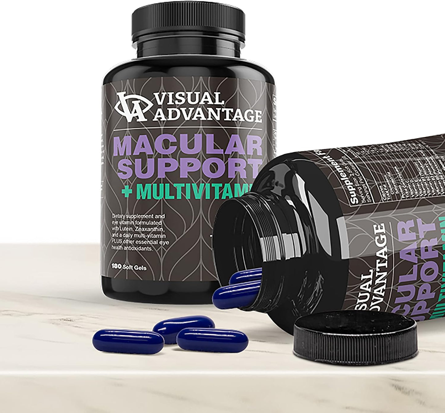 Macular Support Plus Multivitamin – AREDS2 Eye Supplements with Lutein & Zeaxanthin – 180 Soft Gels - görsel 6