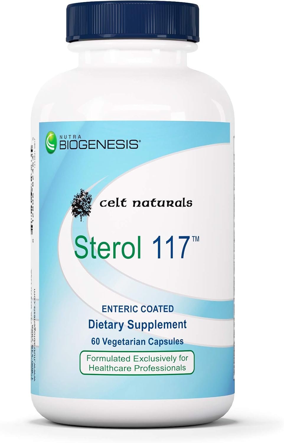 Sterol 117 - Plant Sterols Supplement with Beta Sitosterol, 60 Vegetarian Capsules - görsel 1