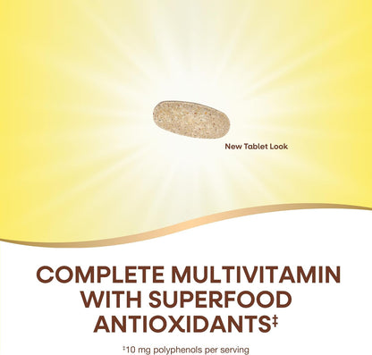 Nature's Way Alive! Men's Complete Daily Multivitamin, Supports Energy Metabolism & Muscle Function, with B Vitamins, Gluten-free, 130 Tablets