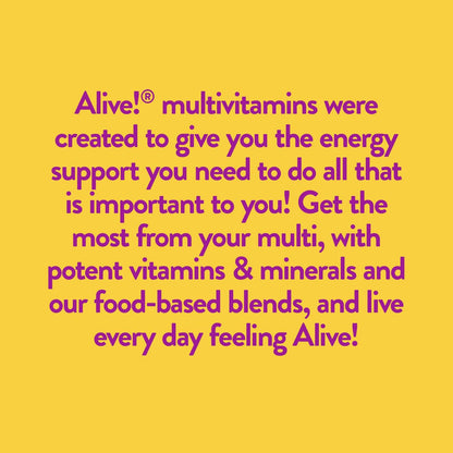 Nature's Way Alive! Women's Ultra Potency Complete Multivitamin, 60 Tablets