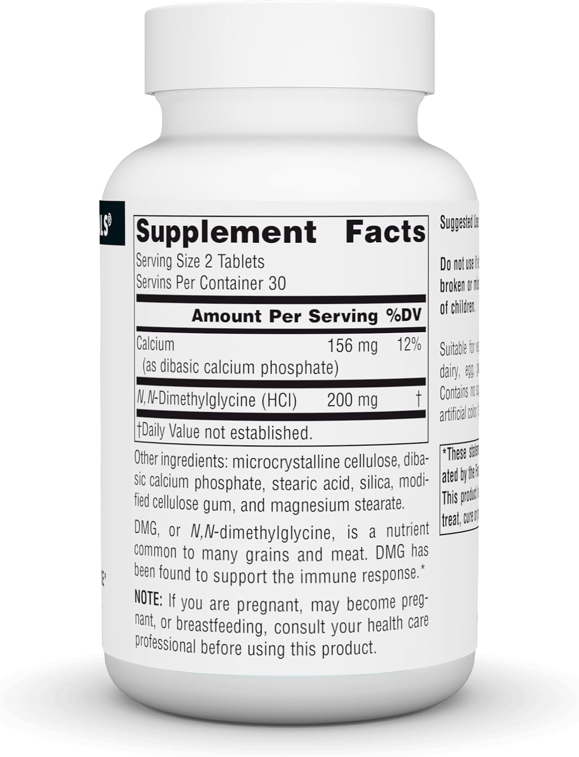 Source Naturals DMG 100 mg Food Supplement for Immune Support – 60 Tablets - görsel 2