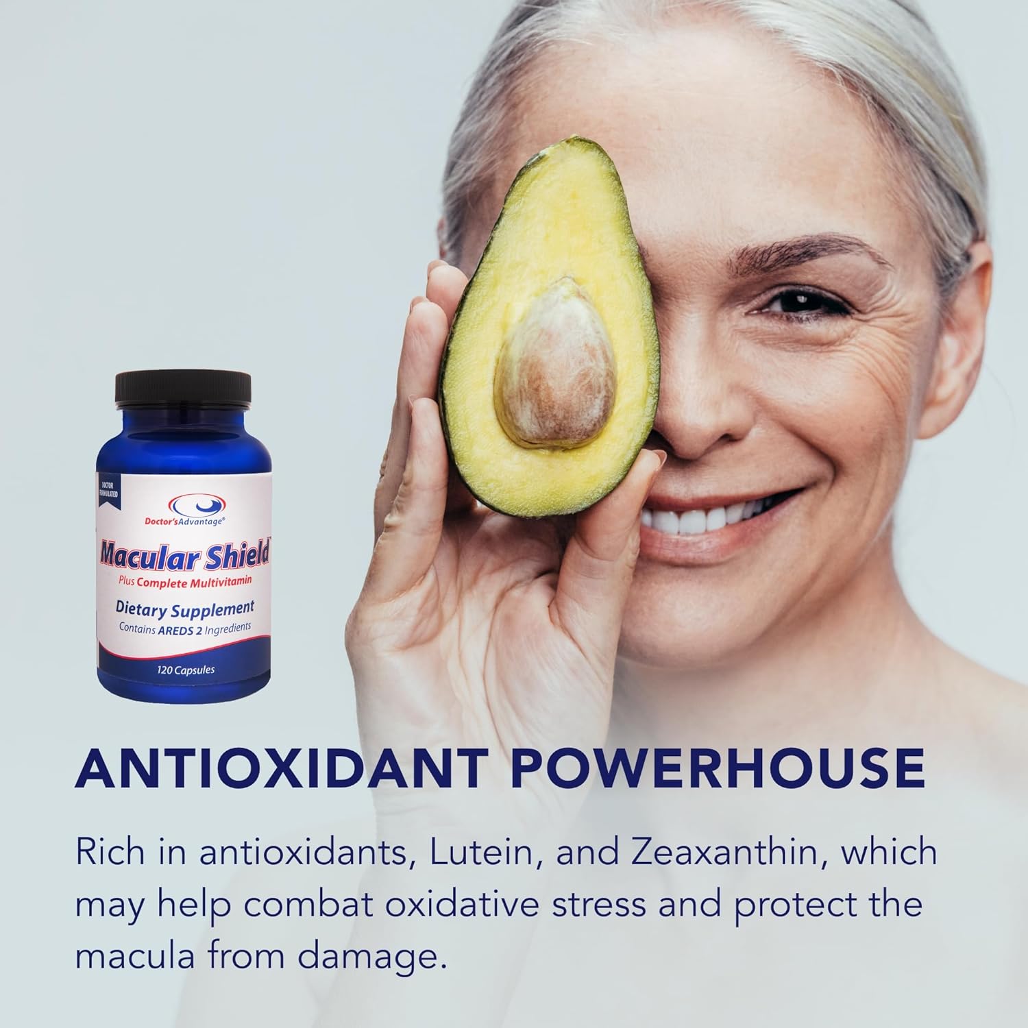 Doctor’s Advantage Macular Shield Eye Vitamins Plus Multivitamin – 120 Capsules, 30-Day Supply - görsel 2