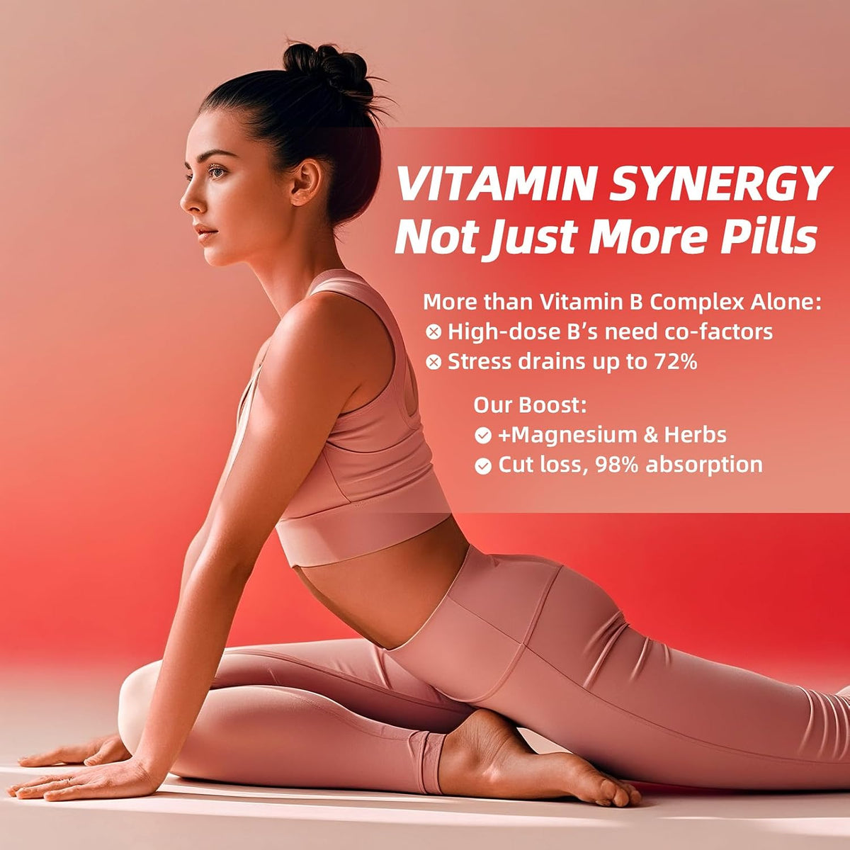 GREENPEOPLE Vitamin Methylated B Complex | Methyl B12 + L-Methyl Folate | Support Energy Metabolic, Immunity & Cognitive | 6 Super B Complex w/Mg, Ashwagandha & L‑Theanine for Women -Vegan, 2fl - görsel 9