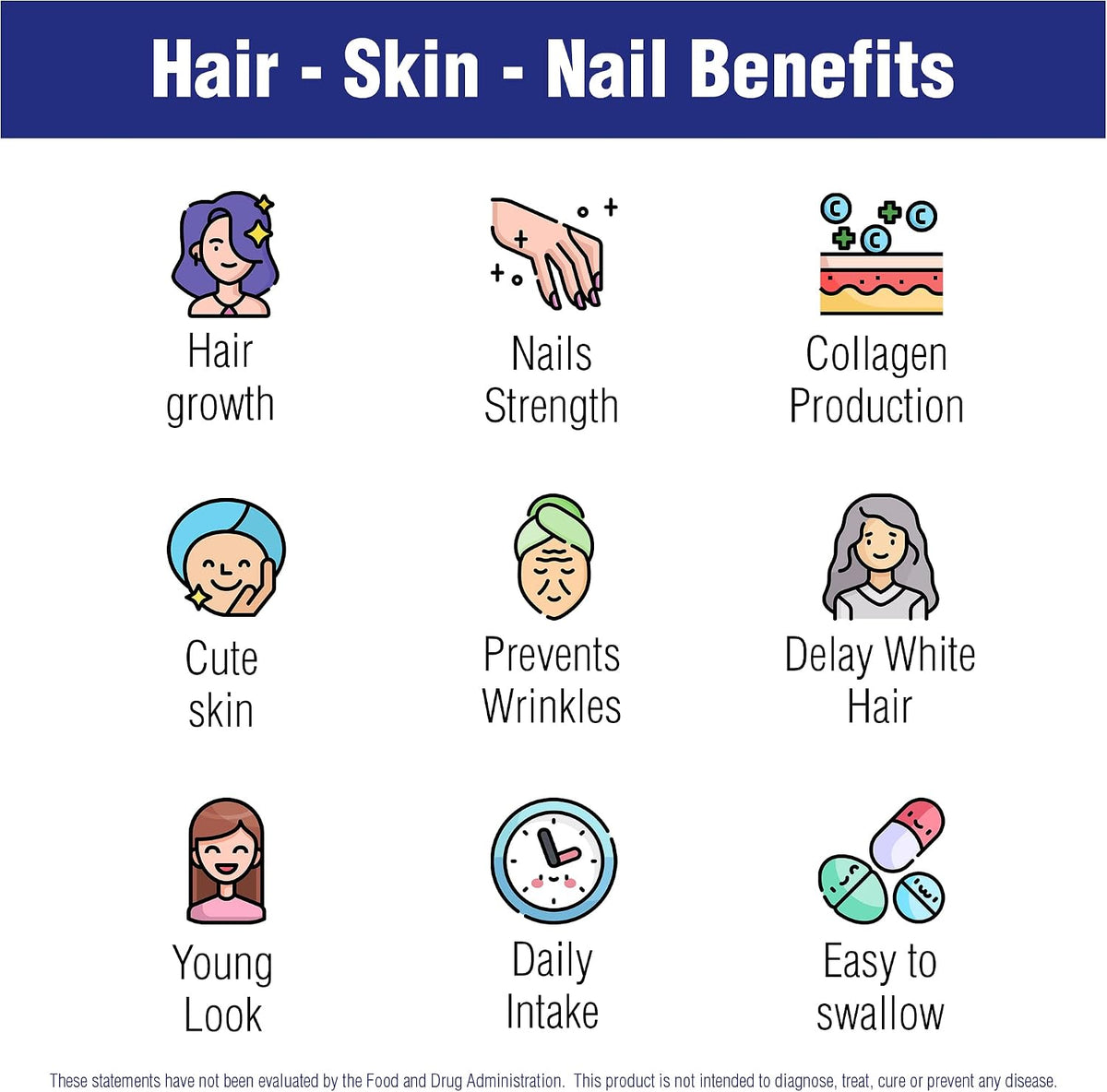 Natural Systems Hair Skin and Nails Supplement - 60 Capsules - UK - görsel 7