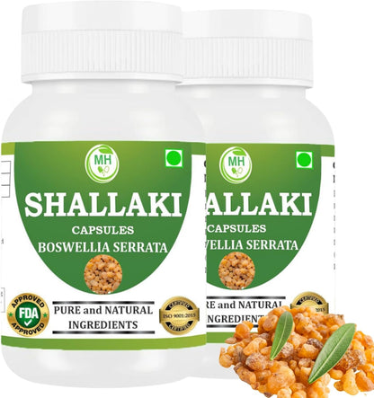 Morsan's Shallaki (Boswellia serrata) Capsules – 500 mg, 120 Capsules (Pack of 2)