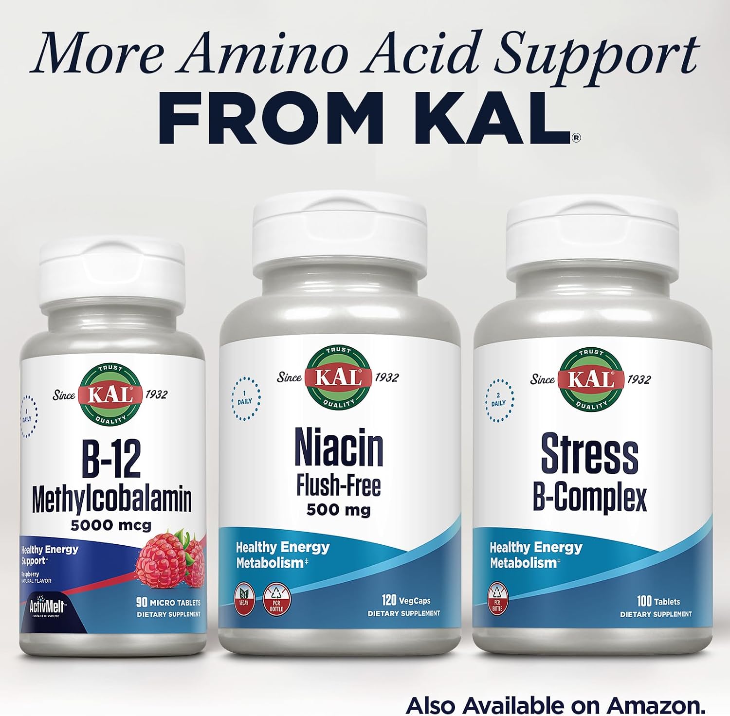 KAL Niacin Flush-Free 500 mg – 120 Capsules - görsel 6