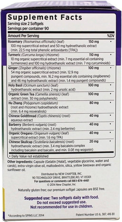 New Chapter Zyflamend Whole Body - 180 Capsules
