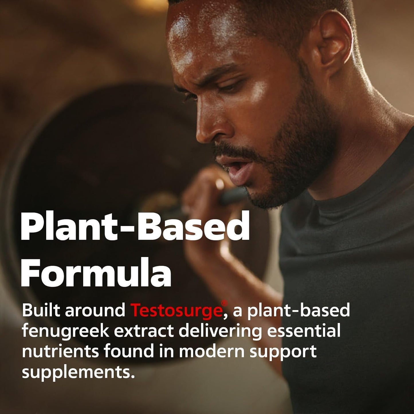 EPIC-T Testosterone Support for Men | Clinically Studied Testosurge® Fenugreek | B-Complex, Zinc, Boron, Rhodiola | Vegan, Non-GMO | 60 Capsules - görsel 4