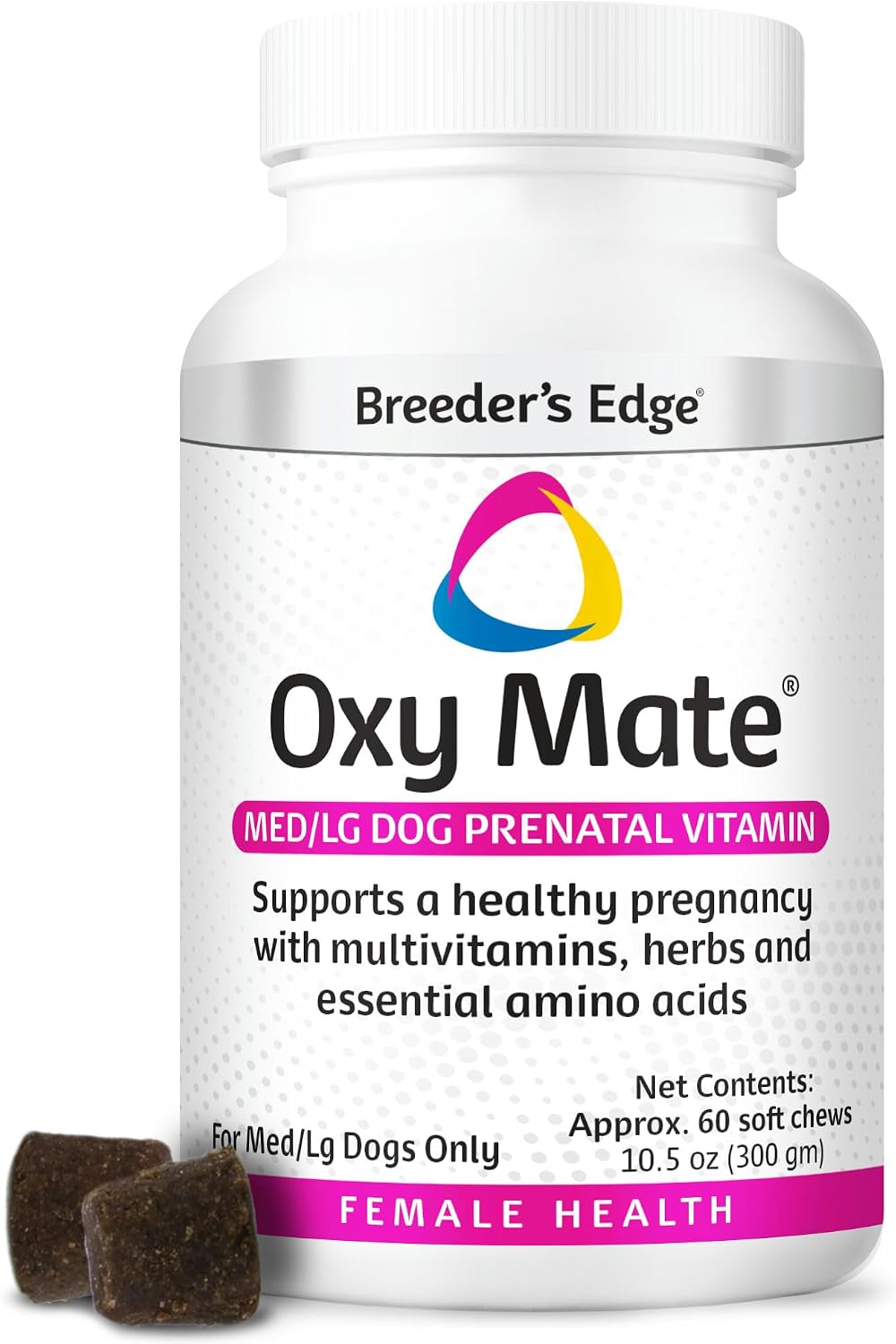 Breeder's Edge Oxy Mate Prenatal Supplements for Dogs & Cats, 60 Soft Chews - görsel 10