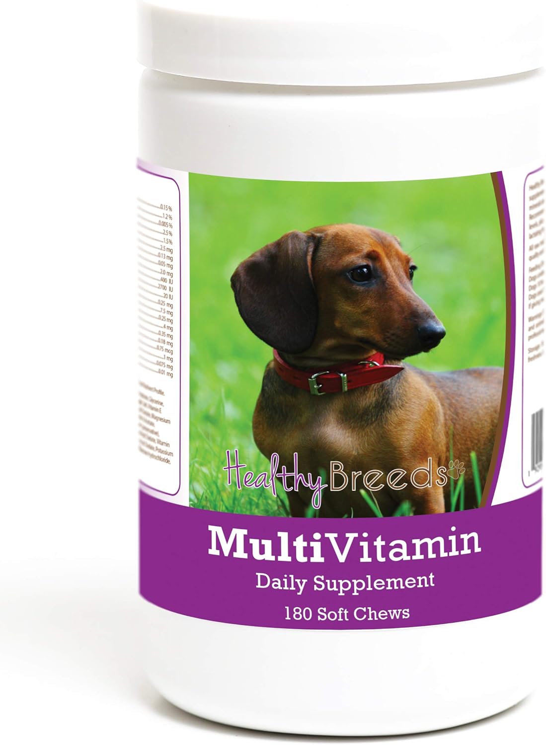 Healthy Breeds Dachshund Multivitamin Soft Chew for Dogs 180 Count - görsel 1
