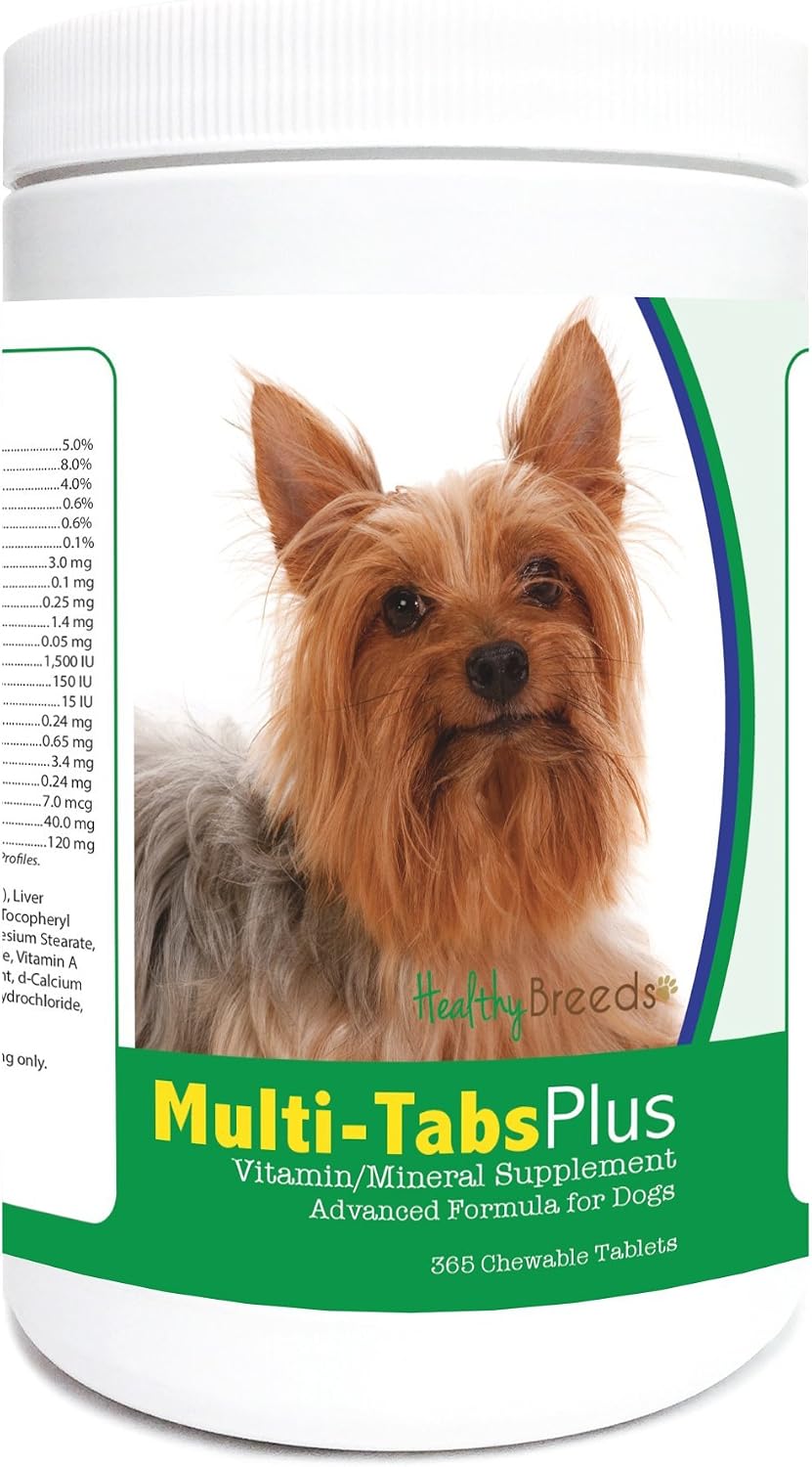 Healthy Breeds Silky Terrier Multi-Tabs Plus Chewable Tablets (365 Tablets) - görsel 1