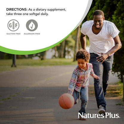NaturesPlus Natural Beta Carotene 25,000 IU with Vitamin E – 90 Softgels