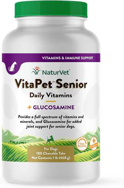 NaturVet VitaPet Senior Daily Vitamins Plus – Essential Vitamins and Minerals : A full spectrum of nutrients that – Image 10