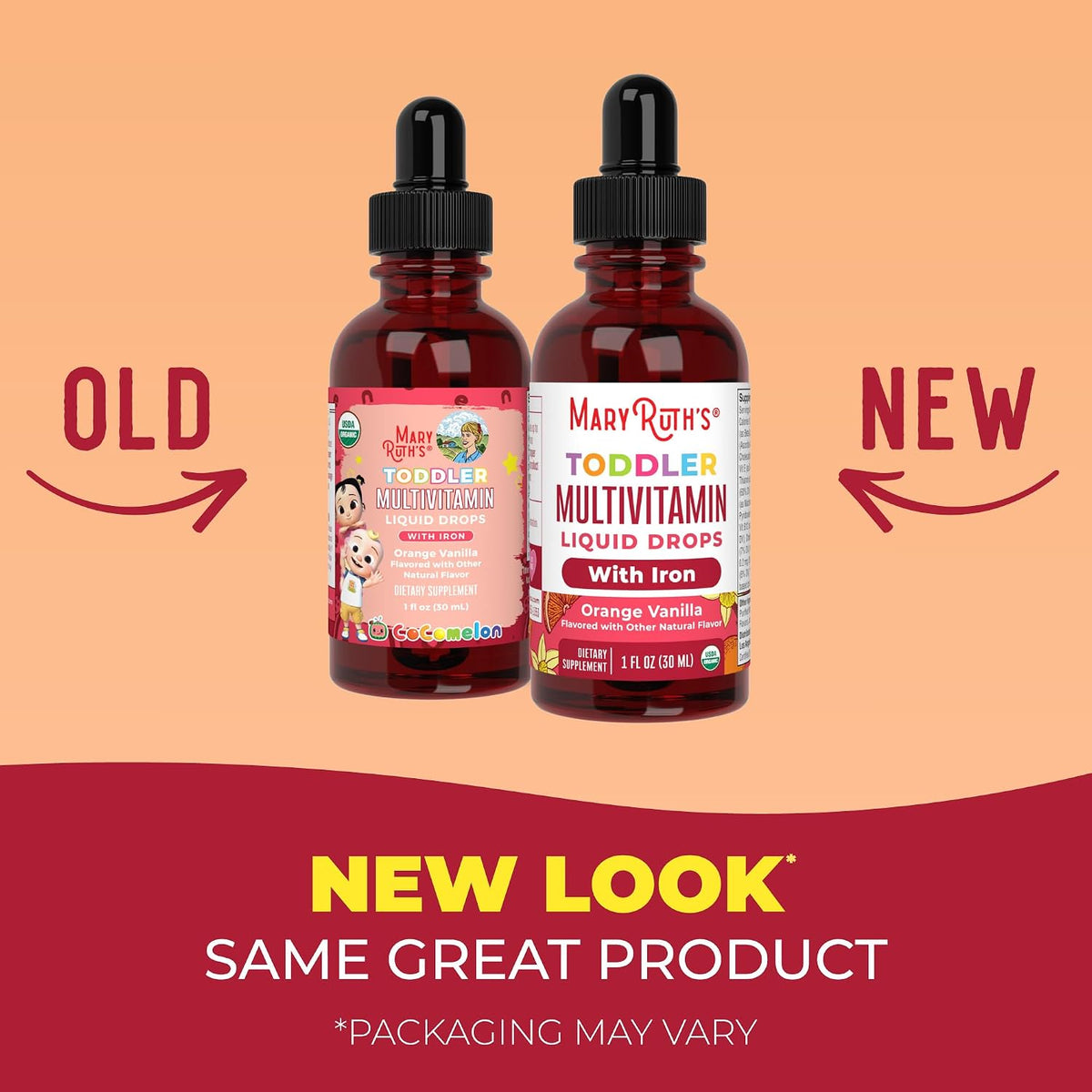MaryRuth's Organic Toddler Multivitamin with Iron - Liquid Drops (30 ml) - görsel 3
