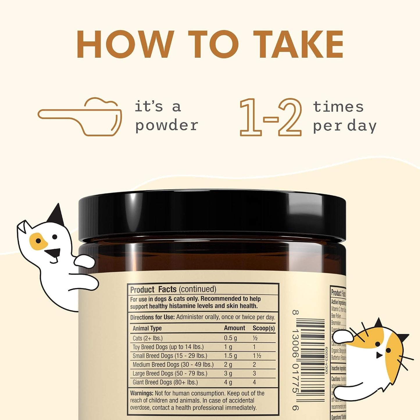 Dr. Mercola Bark & Whiskers Seasonal Support for Dogs and Cats - görsel 6