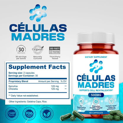 Aura Vitamins Stem Cell Supplement 500mg – 180 Capsules