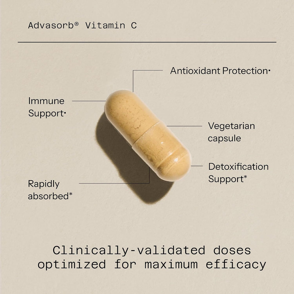 Quality of Life – Advasorb® Vitamin C Supplement – 60 Vegicaps - görsel 3