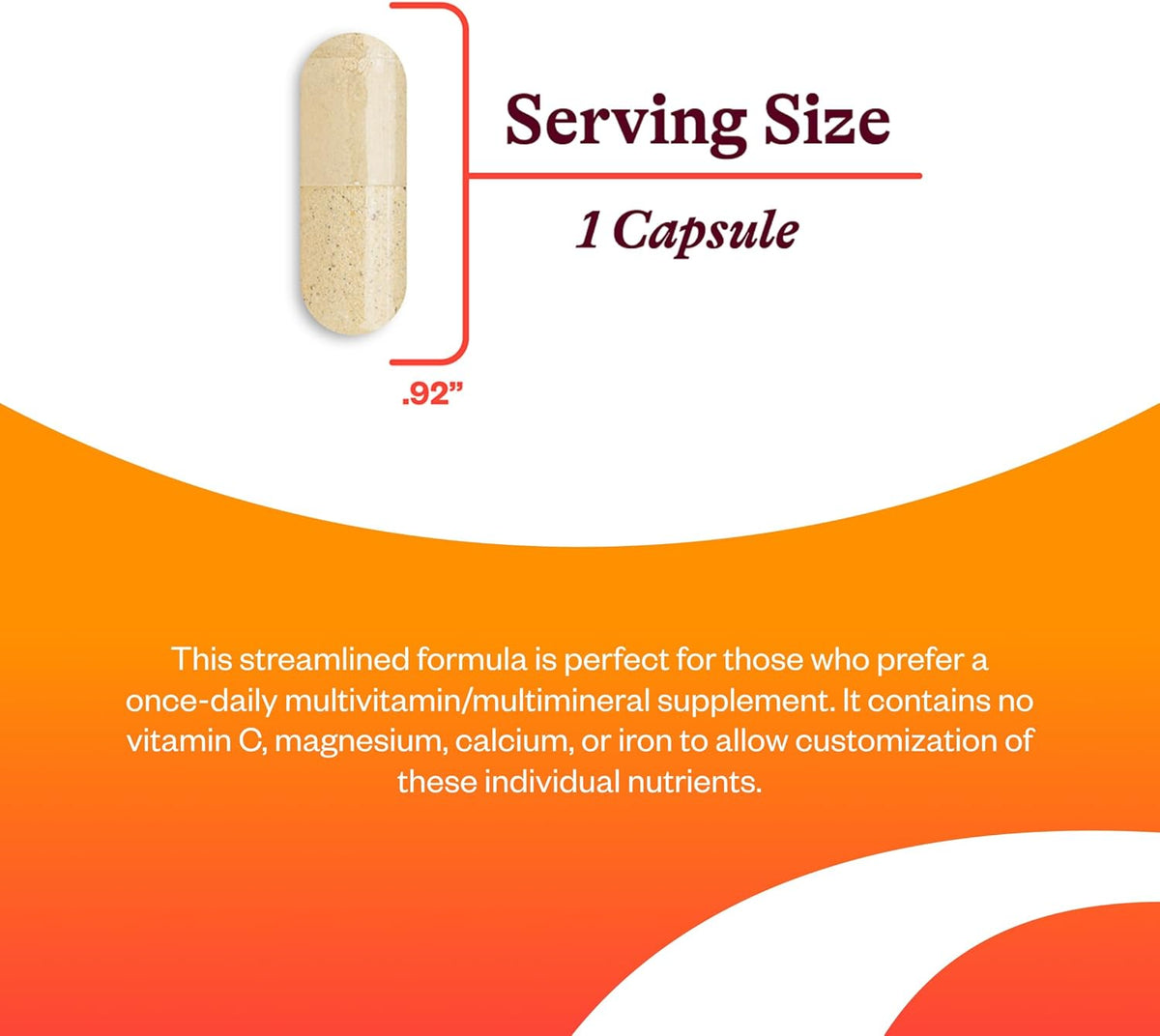 Seeking Health Multivitamin One - Food Supplement with Zinc, Vitamin B12 & Vitamin A - Magnesium-Free Formulation - 45 Capsules - görsel 3