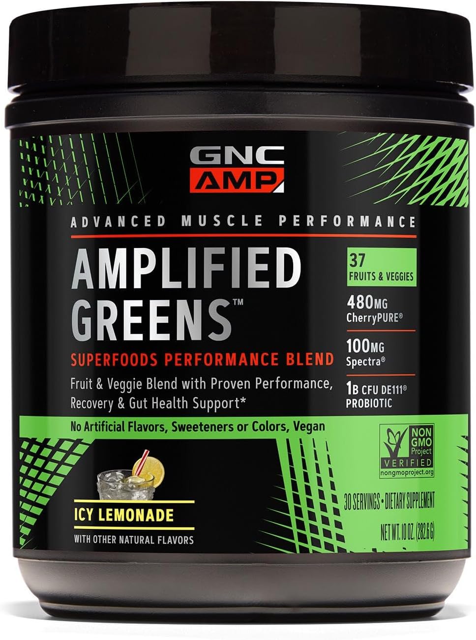 GNC Superfoods Amplified Greens ICY Lemonade - görsel 1