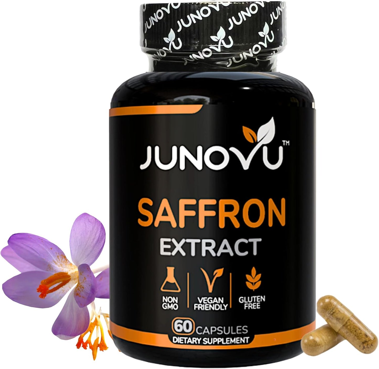 Premium Saffron Extract Capsules - 88.50mg - Focus, Mood & Vision Support - görsel 1