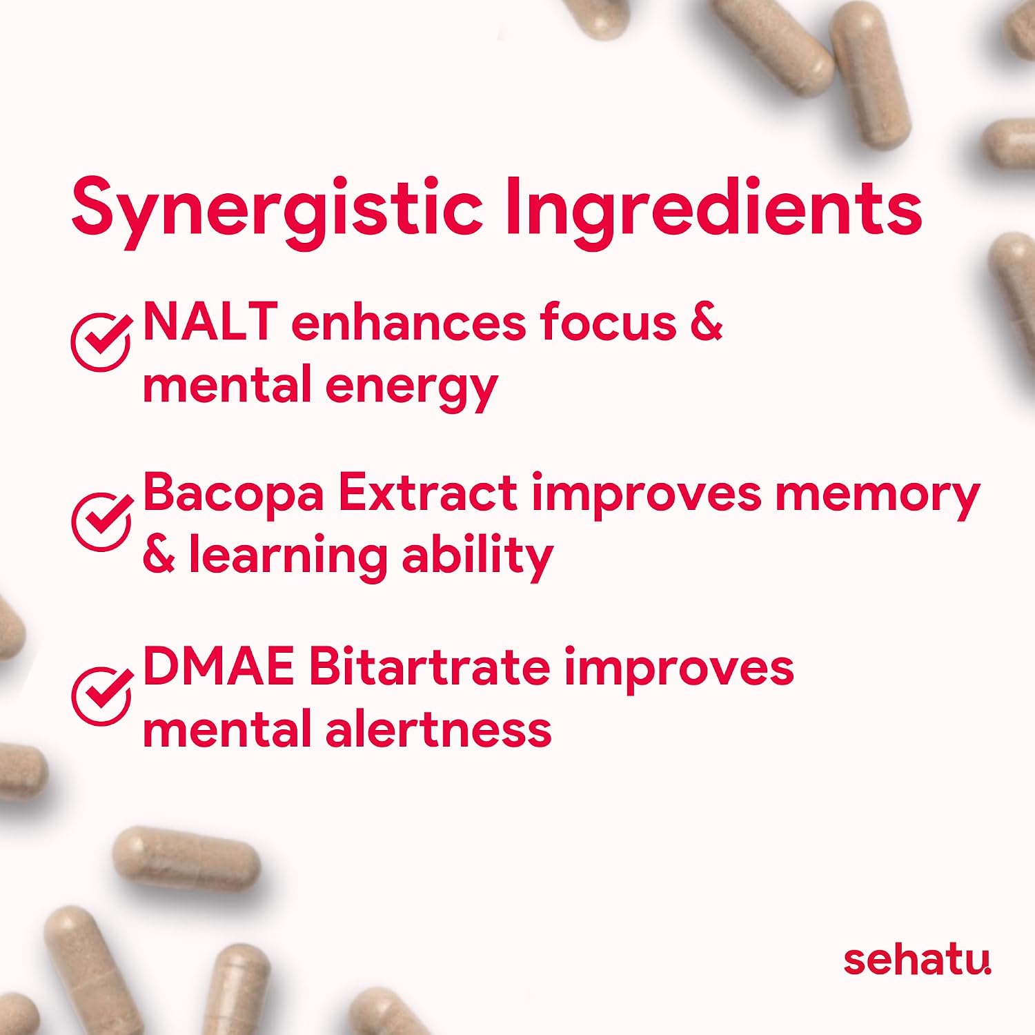 Focus Plus Cognitive Performance Enhancer - 60 Capsules - görsel 5