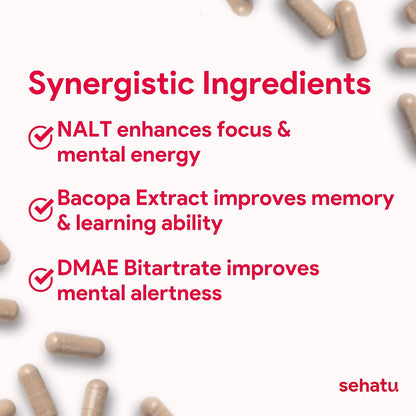 Focus Plus Cognitive Performance Enhancer - 60 Capsules