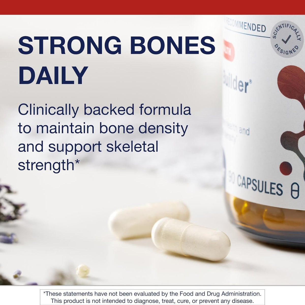 Metagenics Bone Builder Plus – MCHC Supplement for Bone Health with Vitamin D3, Calcium and Phosphorus – 90 Capsules - görsel 3