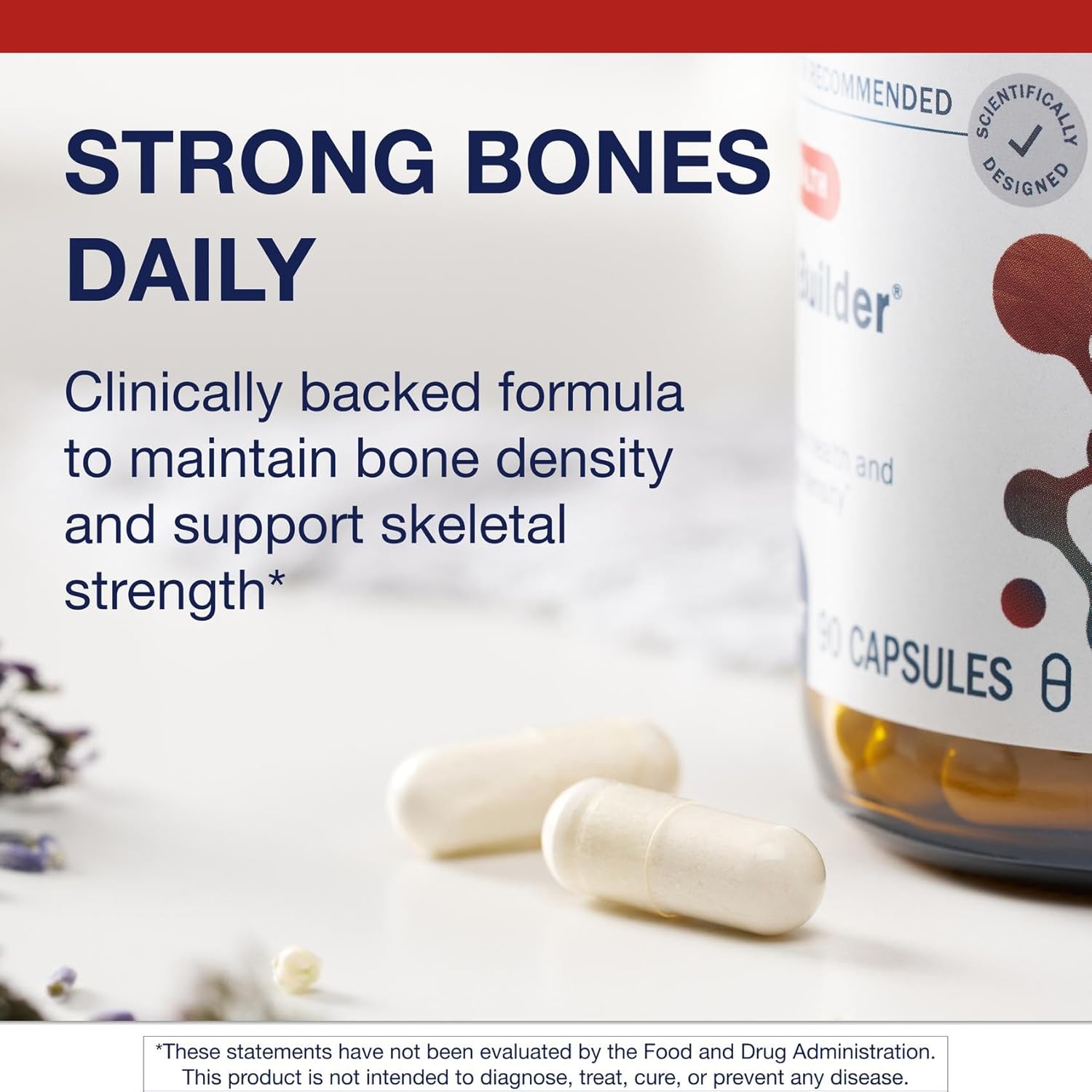 Metagenics Bone Builder Plus – MCHC Supplement for Bone Health with Vitamin D3, Calcium and Phosphorus – 90 Capsules - görsel 3