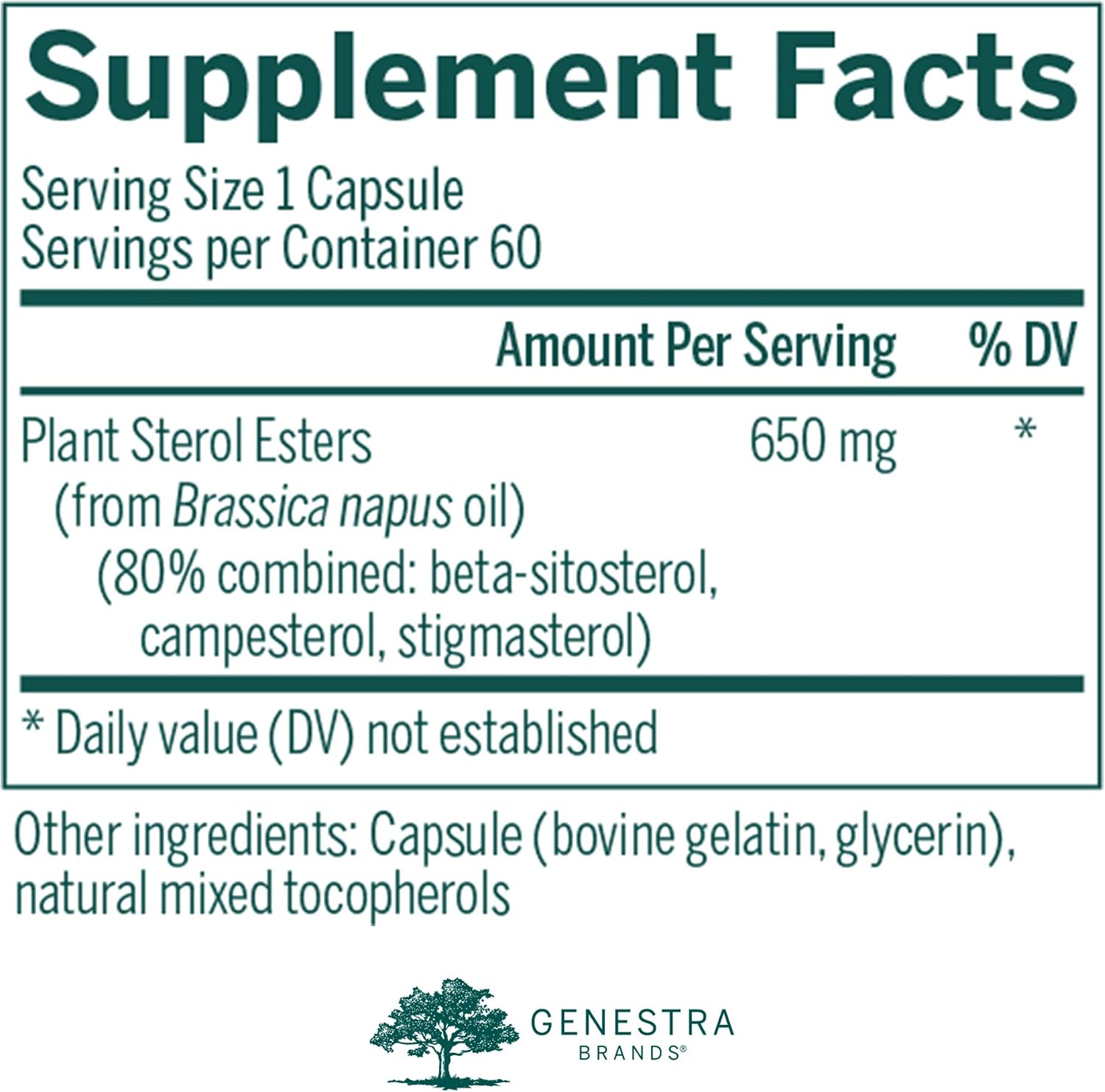 Genestra Brands Col-Sterol | Helps Maintain Normal Cholesterol Levels | 60 Capsules - görsel 2