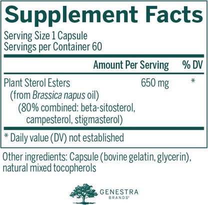 Genestra Brands Col-Sterol | Helps Maintain Normal Cholesterol Levels | 60 Capsules