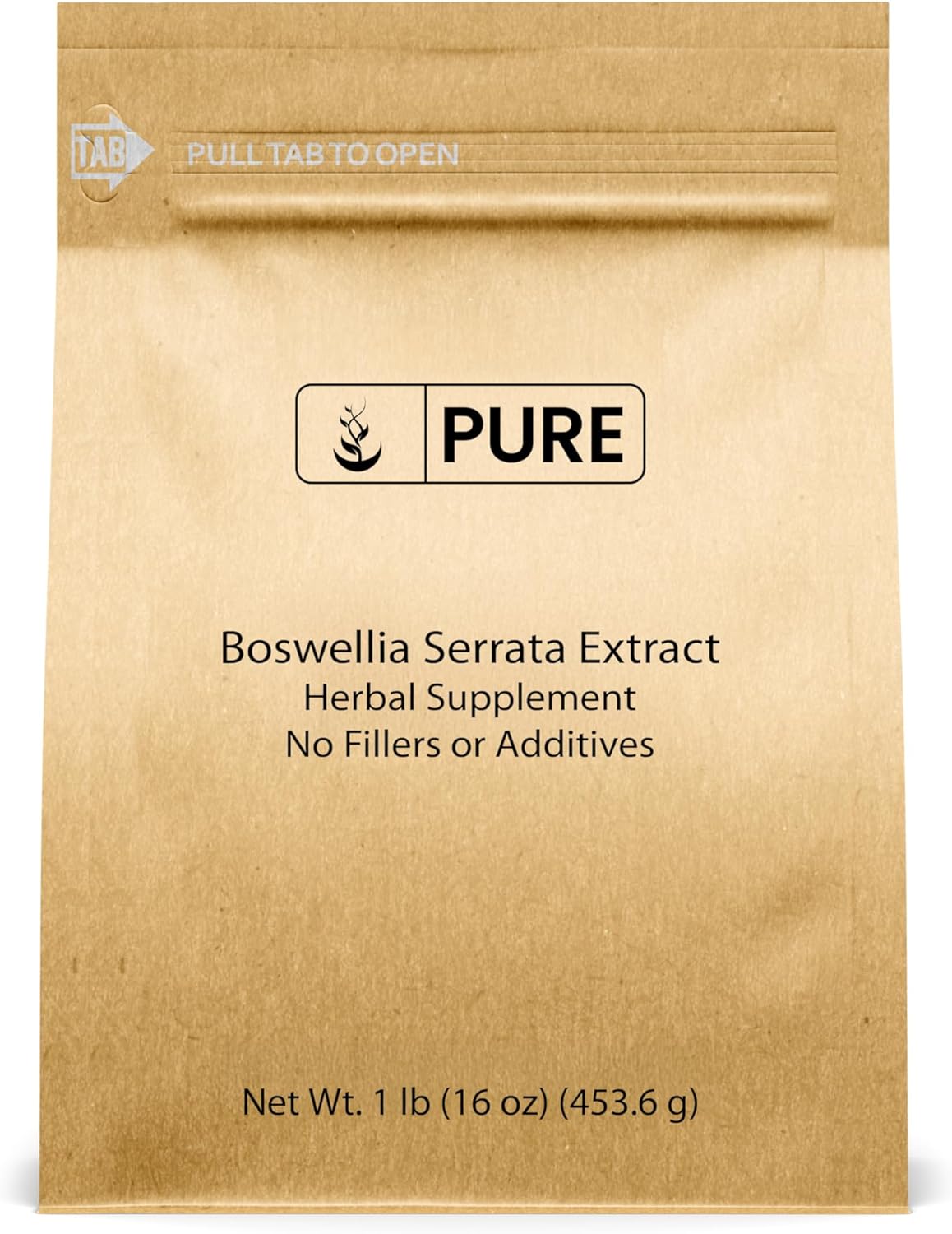 PURE ORIGINAL INGREDIENTS Boswellia Serrata Extract (454g) Herbal Supplement Powder, Non-GMO - görsel 1