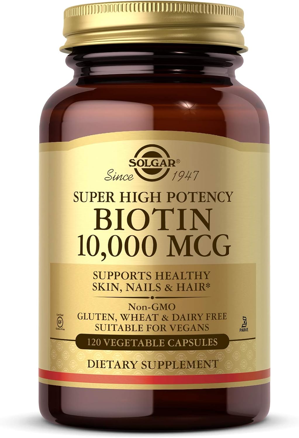 Solgar Biotin 10000mcg Vegetable Capsules – High Potency - görsel 1