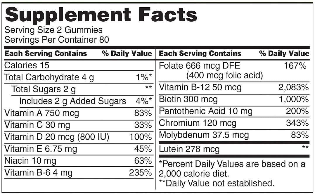 Kirkland Signature Adult Multi Gummies - 320 Gummies (2 Pack) - görsel 2