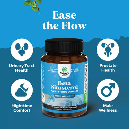 Natures Craft Plant Sterols Complex with Beta-Sitosterol - 90 Capsules