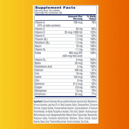 One-A-Day Women's Petites Complete Multivitamin, 160 Tablets