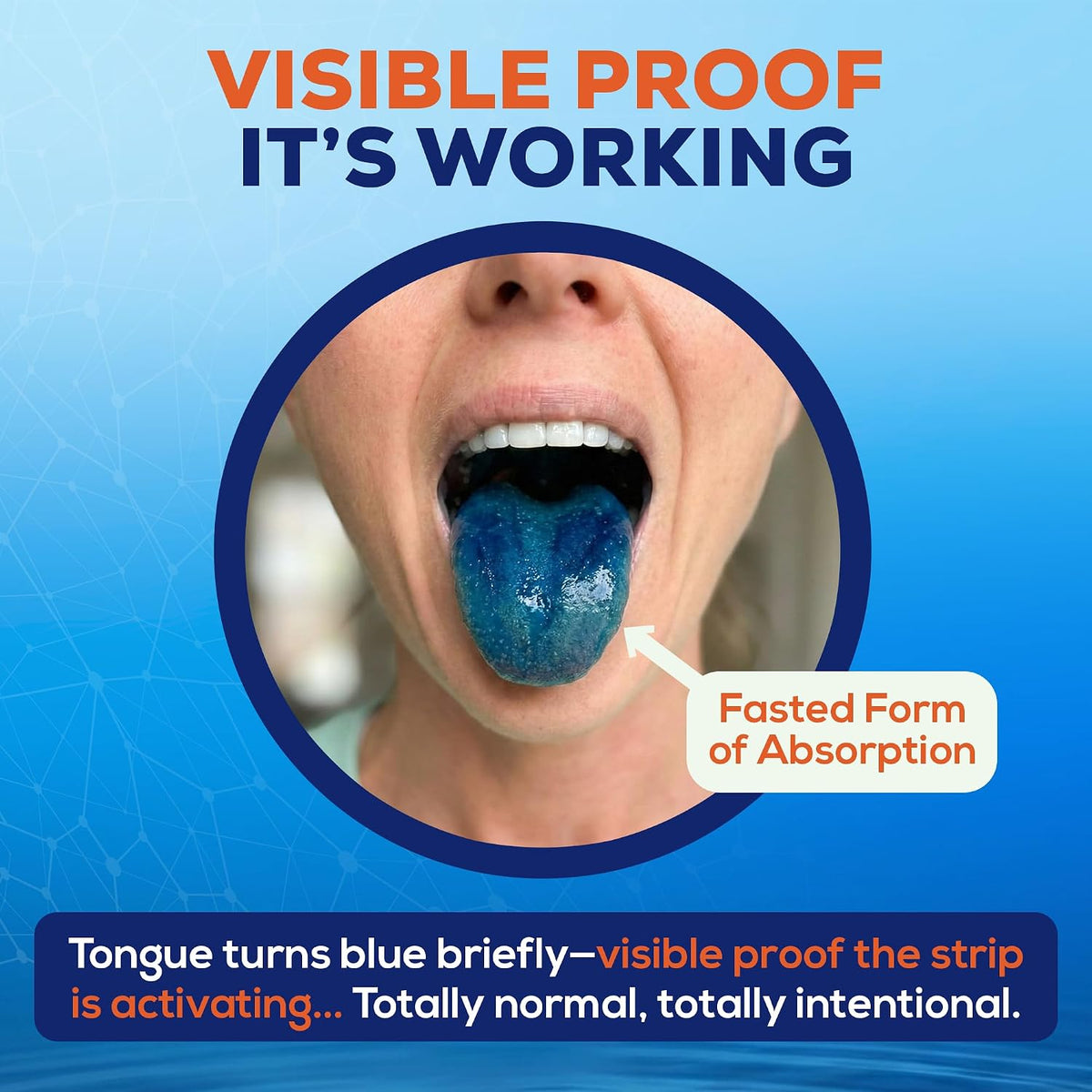 Methylene Blue Supplement for Mental Clarity and Memory – Pharmaceutical Grade Methylene Blue Strips – Fast-Acting Nootropic Brain Support – Mint Flavour, 15 Count (20mg per Strip) - görsel 5
