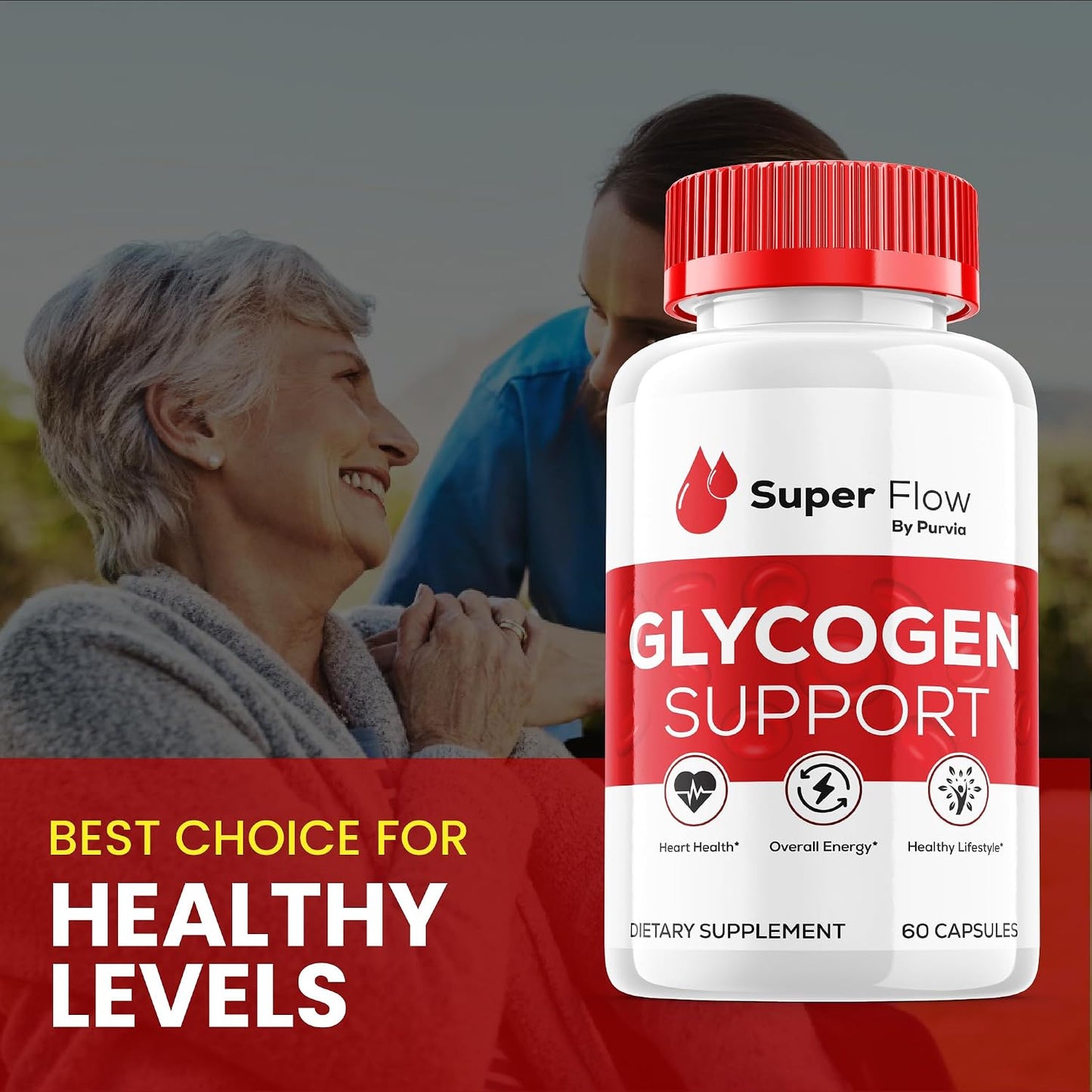 Super Flow Glycogen Optimiser – Maximum Strength Food Supplement for Overall Wellness Support (120 Capsules) - görsel 2