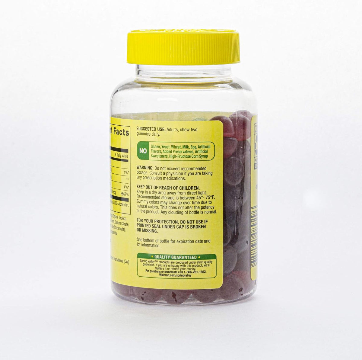 SPORTIMES Spring Valley Biotin 5000 mcg 150 Gummies - görsel 5
