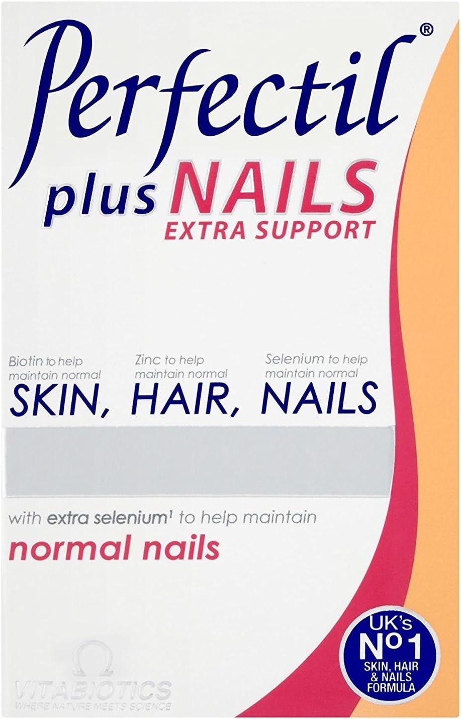 Perfectil Vitabiotics Plus Nails Extra Support 60 Tablets - görsel 1
