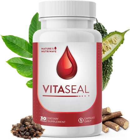 Vitaseal – Botanicals, Vitamin C, E & Minerals – 30 Capsules, 1 Month Supply