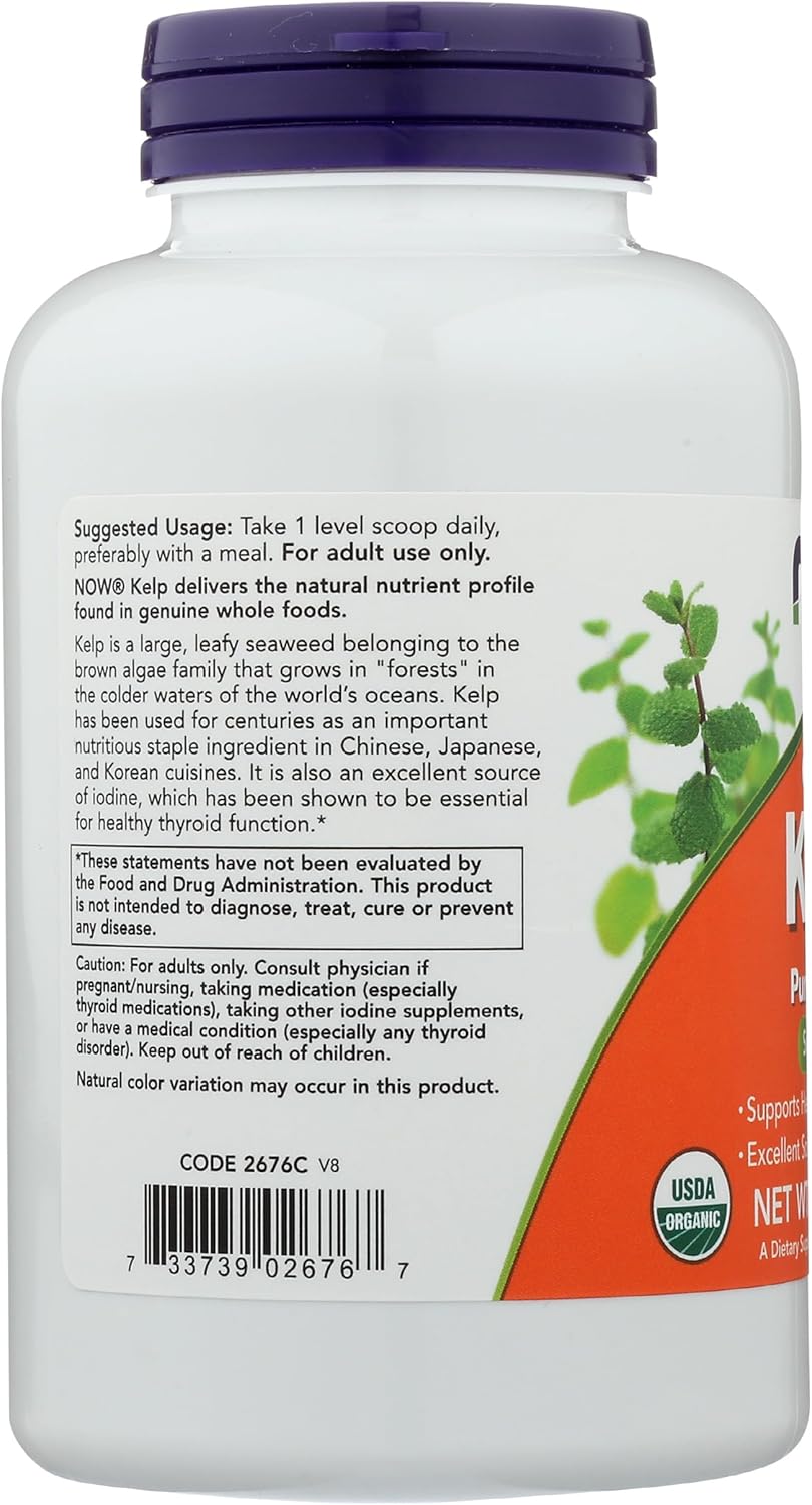 NOW Foods Norwegian Kelp Powder, 8 oz - görsel 6