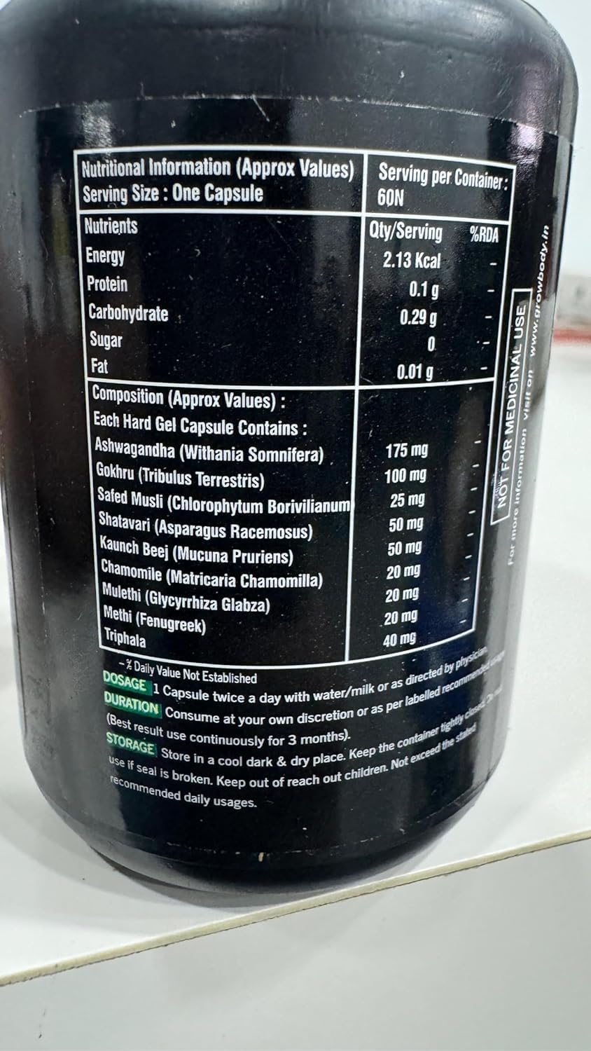 Grow Body (60 Capsules) - New Advanced Formula & 100% Herbal - by pharmacylife - görsel 2