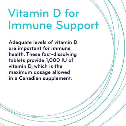 Sisu Vitamin D 1000 IU Family Pack, 200 Tablets