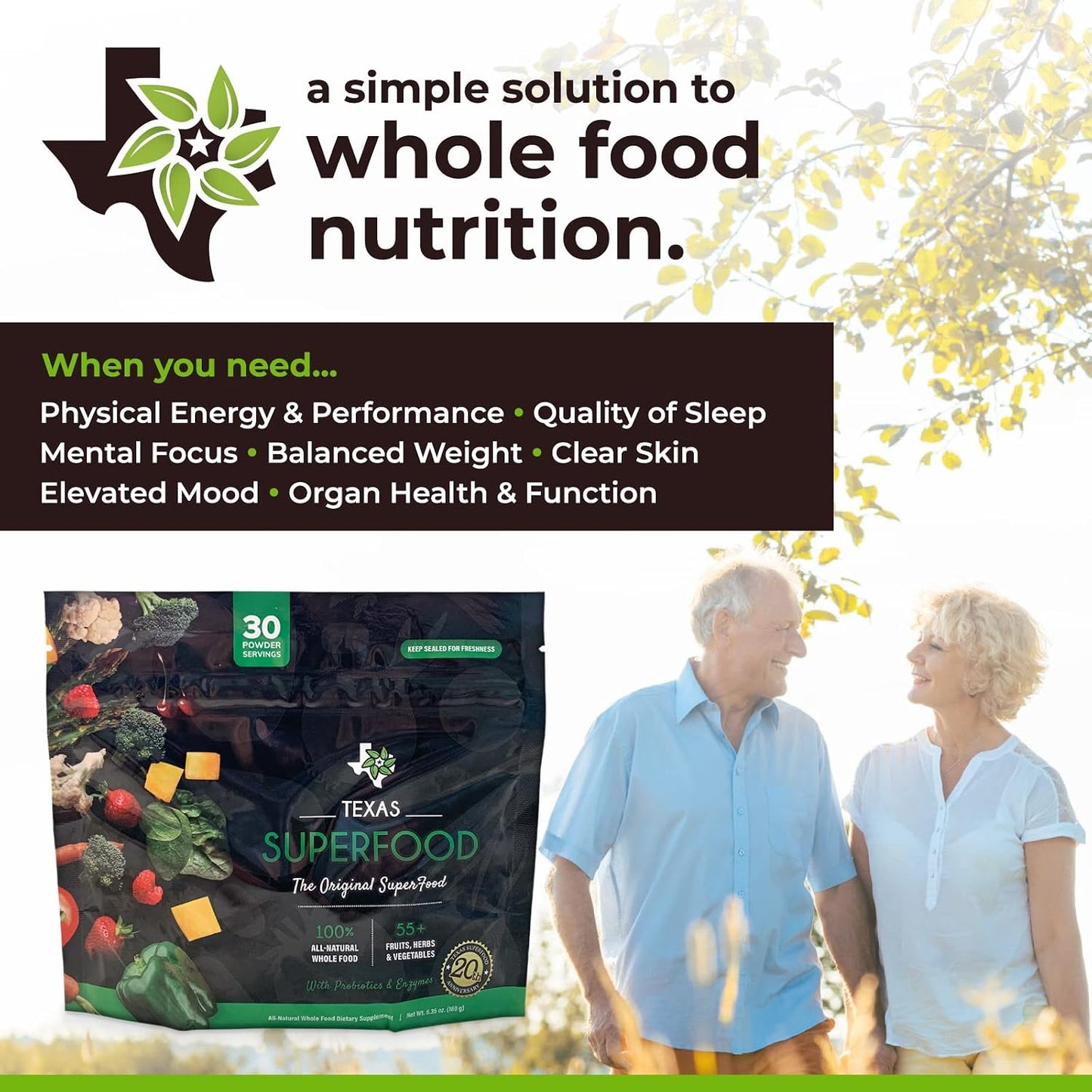 Texas SuperFood Original Superfood Powder - görsel 4
