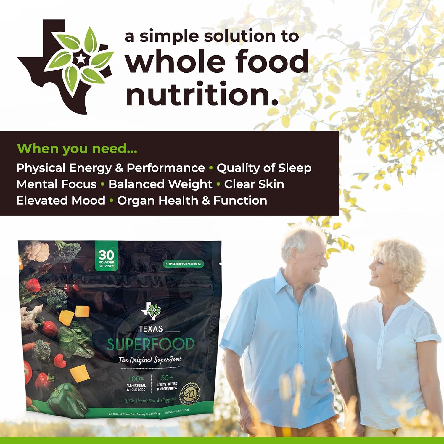 Texas SuperFood Original Superfood Powder - görsel 4