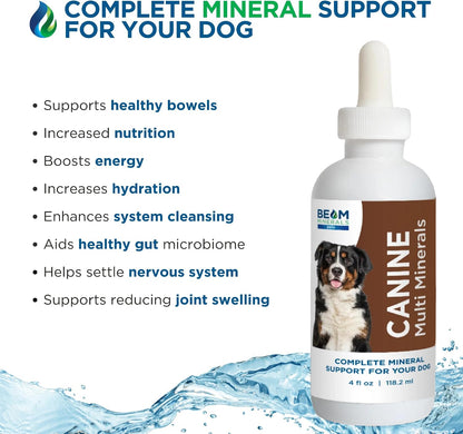 Complete Canine Multi-Minerals | Full-Spectrum Minerals for Dogs | Contains Humic & Fulvic Acid | 118 ml