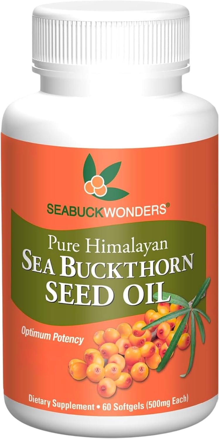Organic Sea Buckthorn Seed Oil Soft gel capsules – Omega-3, 6 & 9 for Hair, Skin & Nail Health – 120 Soft gel capsules - görsel 10