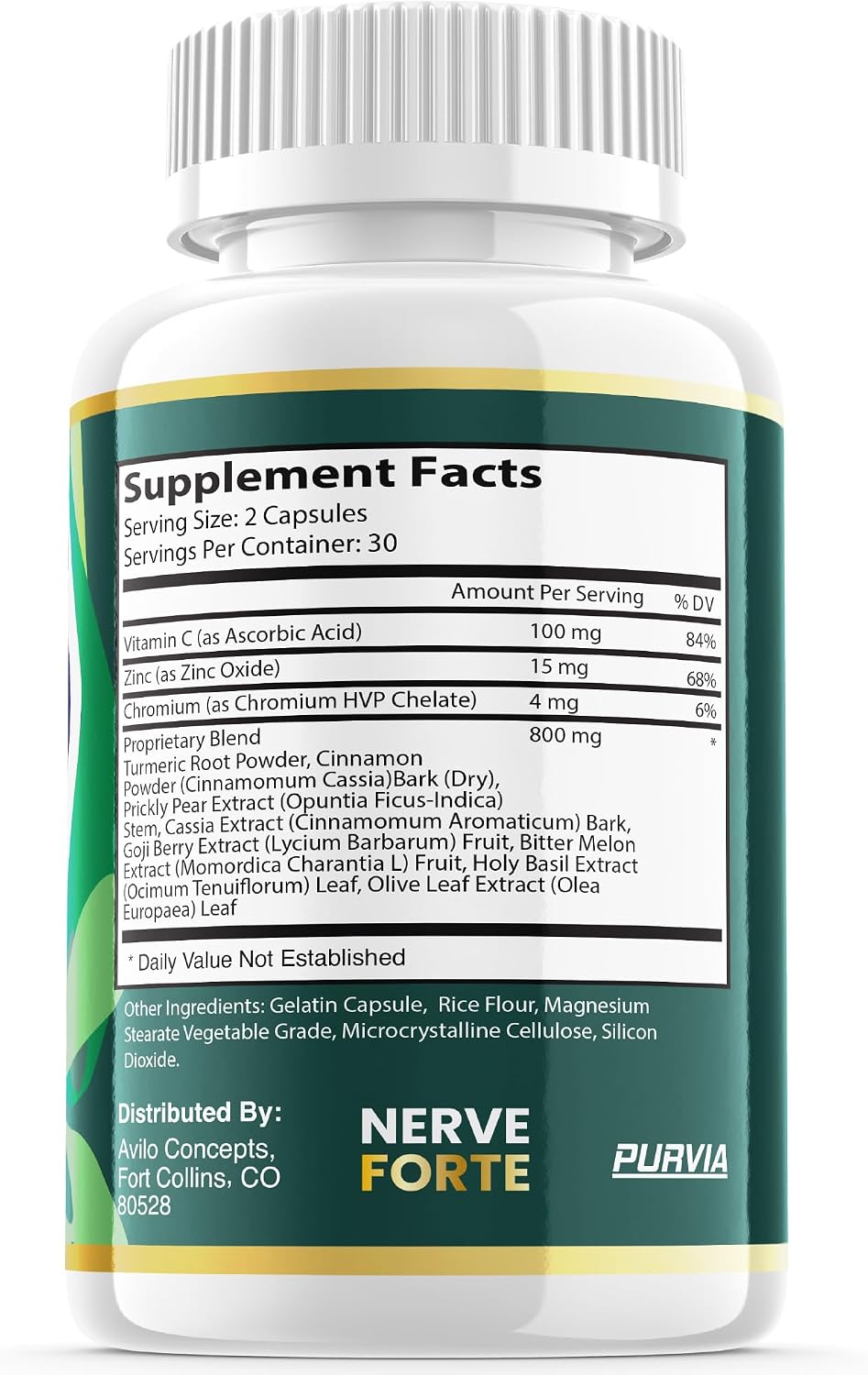 Nerve Forte Capsules – Advanced Strength Formula for Overall Wellbeing Support (120 Capsules) - görsel 7